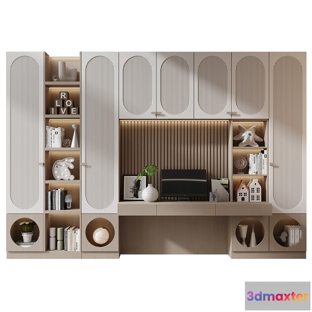 1472672 - Furniture composition GHS-2564 3D Max