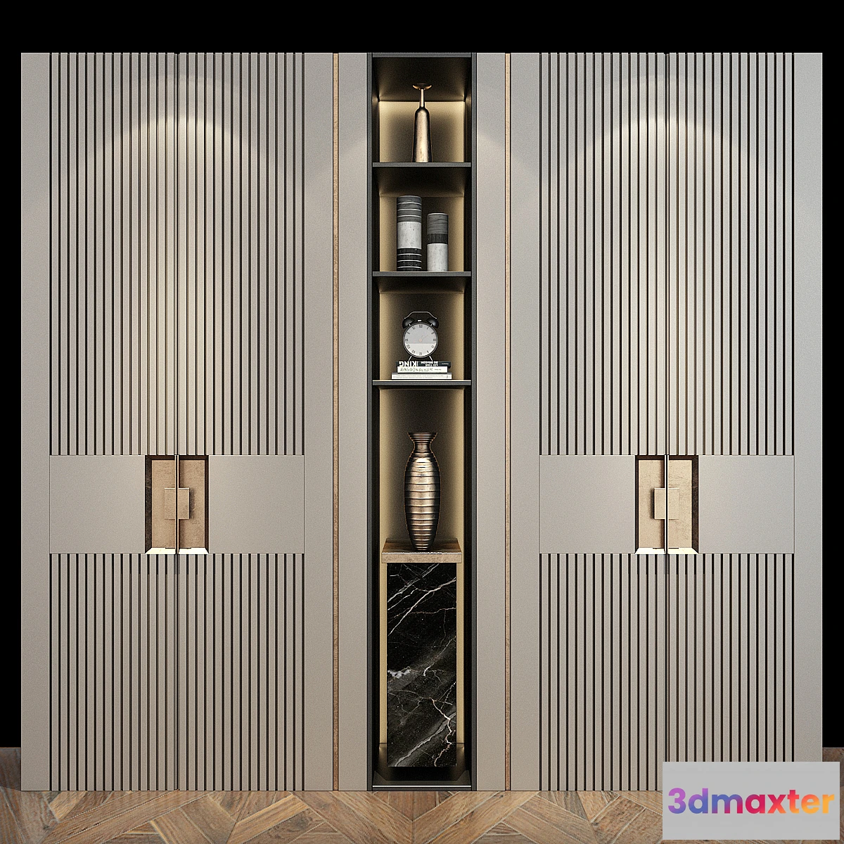 1474744 - Furniture composition set 205 3D Max