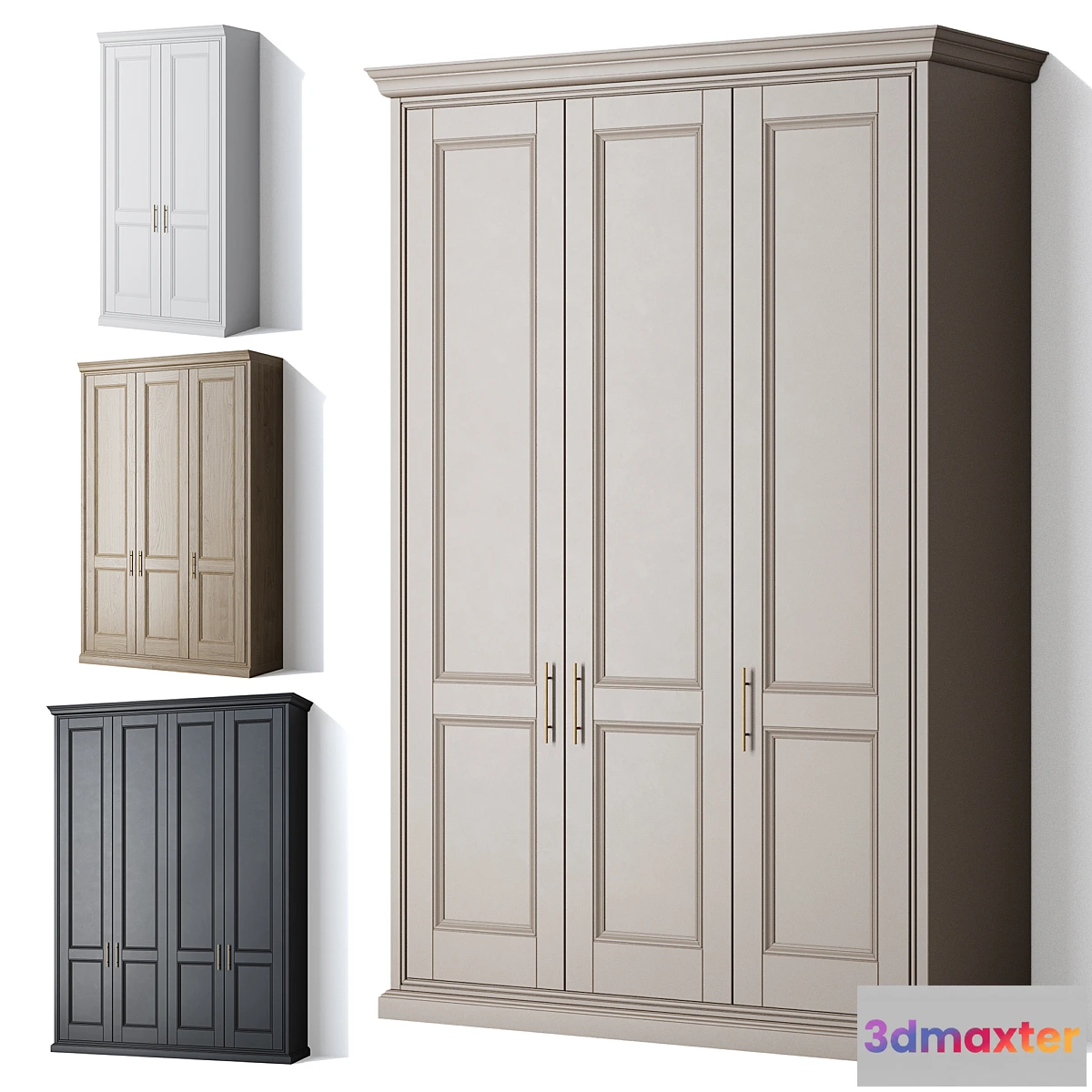 1474764 - Wardrobe classic 02 3D Max