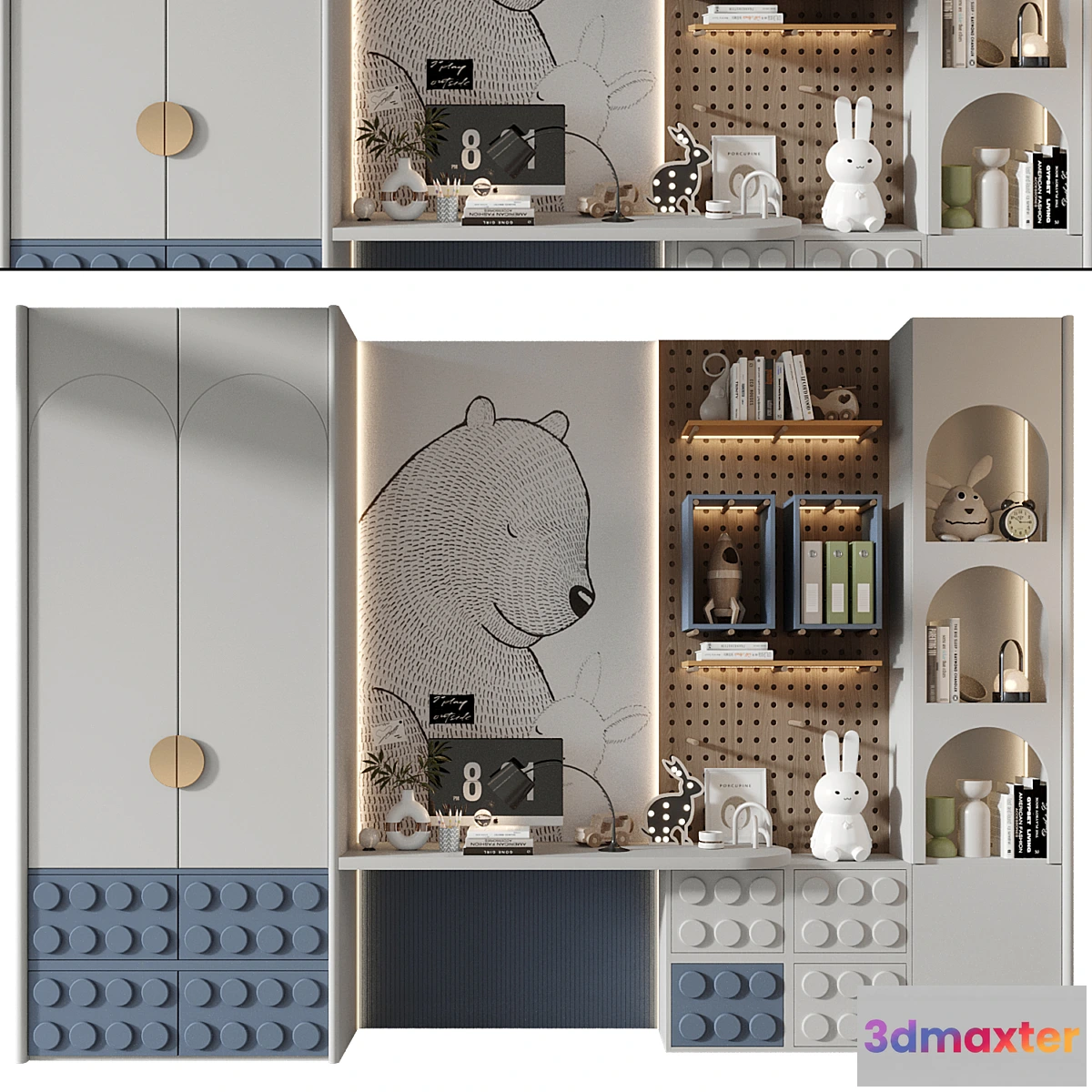 1477542 - Furniture composition 779 3D Max