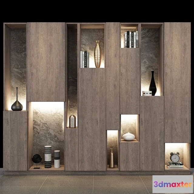 1539167 - Furniture composition set 121 3D Max