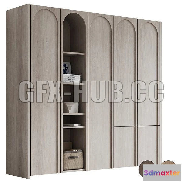 1547929 - Wardrobe Small Arc 3D Max