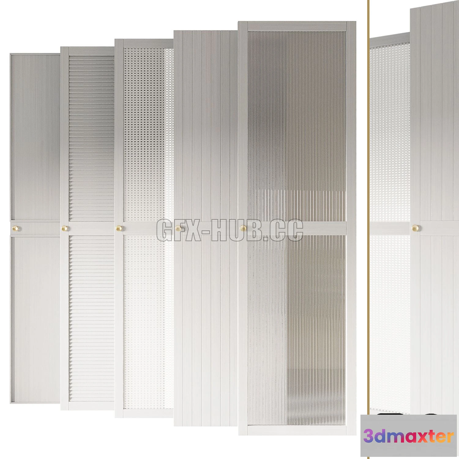 1547937 - Waredrobe Light Doors Collection 3D Max