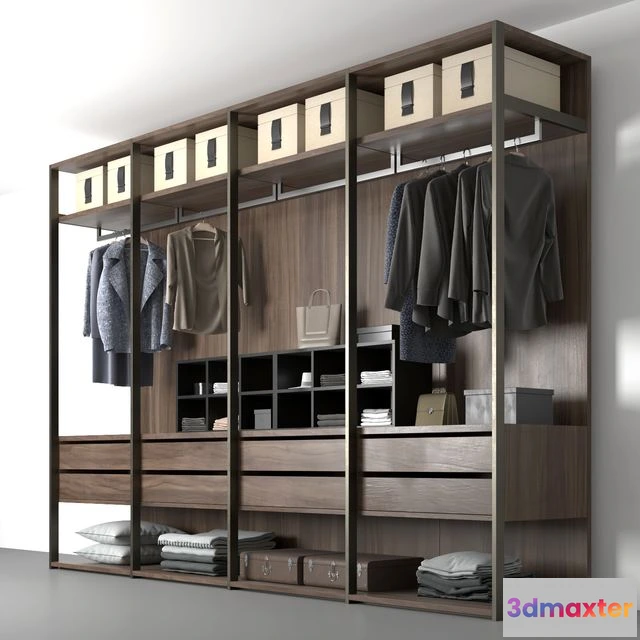 1552247 - Poliform wardrobe 3D Max