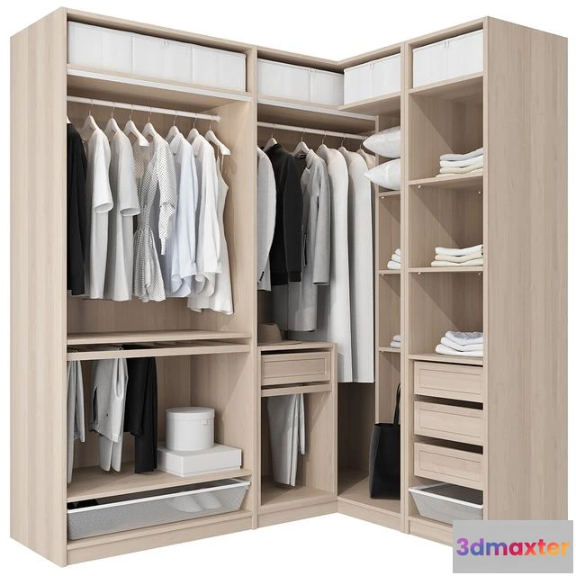 1552857 - Wardrobe IKEA Set 03 3D Max