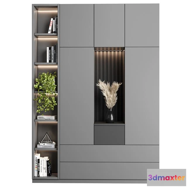 1553093 - Cabinet With Shelves 27 3D Max