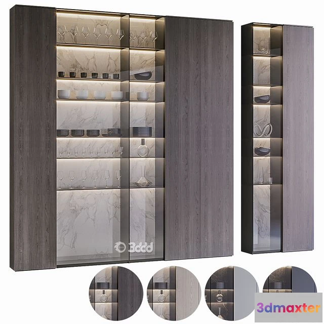 1553165 - Cupboard Set 16 3D Max