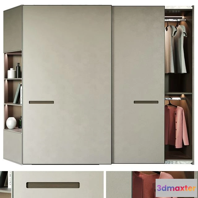 1555553 - Modern laconic wardrobe 4 3D Max