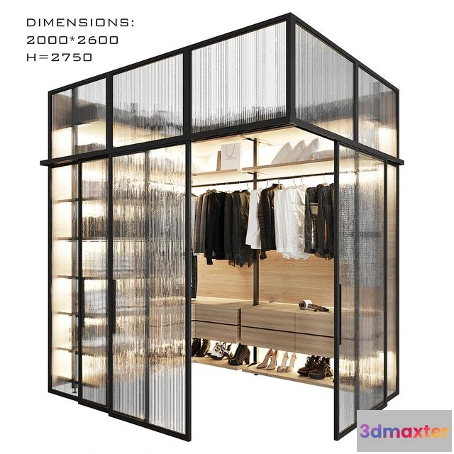 1557003 - Dressing room_14 3D Max