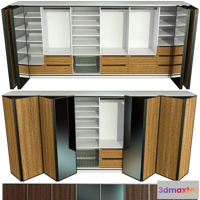 1557745 - Wardrobe wardrobe folding doors 3D Max