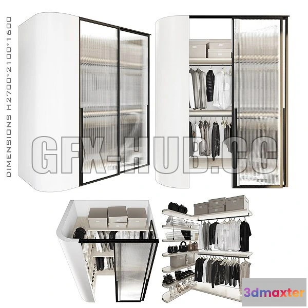 1557887 - Wardrobe Block 9 3D Max