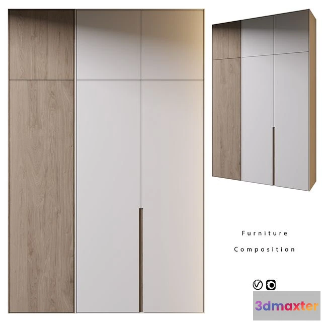 1558565 - Furniture composition 458 3D Max