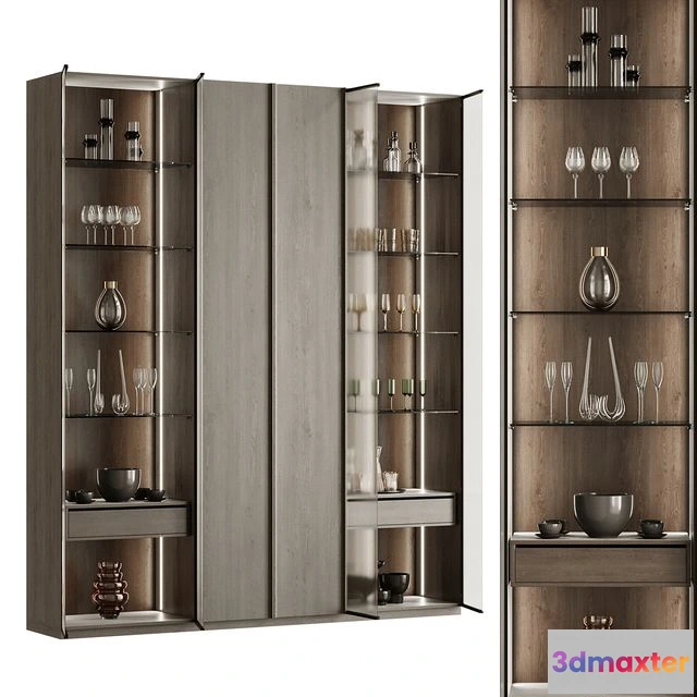 1560016 - Wardrobe Showcase 3 3D Max