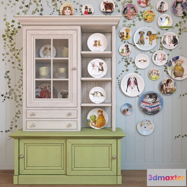 1562492 - Provence decoration set provence buffet 3D Max