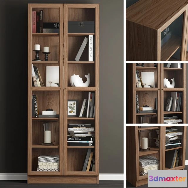 1564117 - Ikea Billy Bookcase Oksberg 3D Max