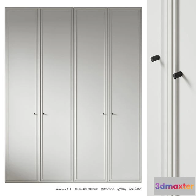 1565640 - Wardrobe 019 3D Max