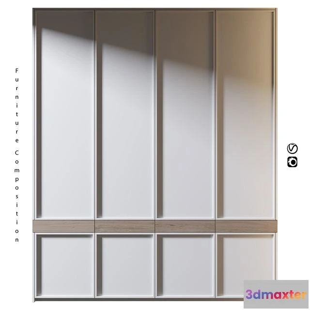 1568004 - Furniture composition 493 3D Max