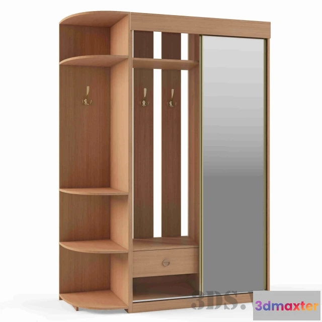 1644890 - furniture - Shelf Spring 3D Max