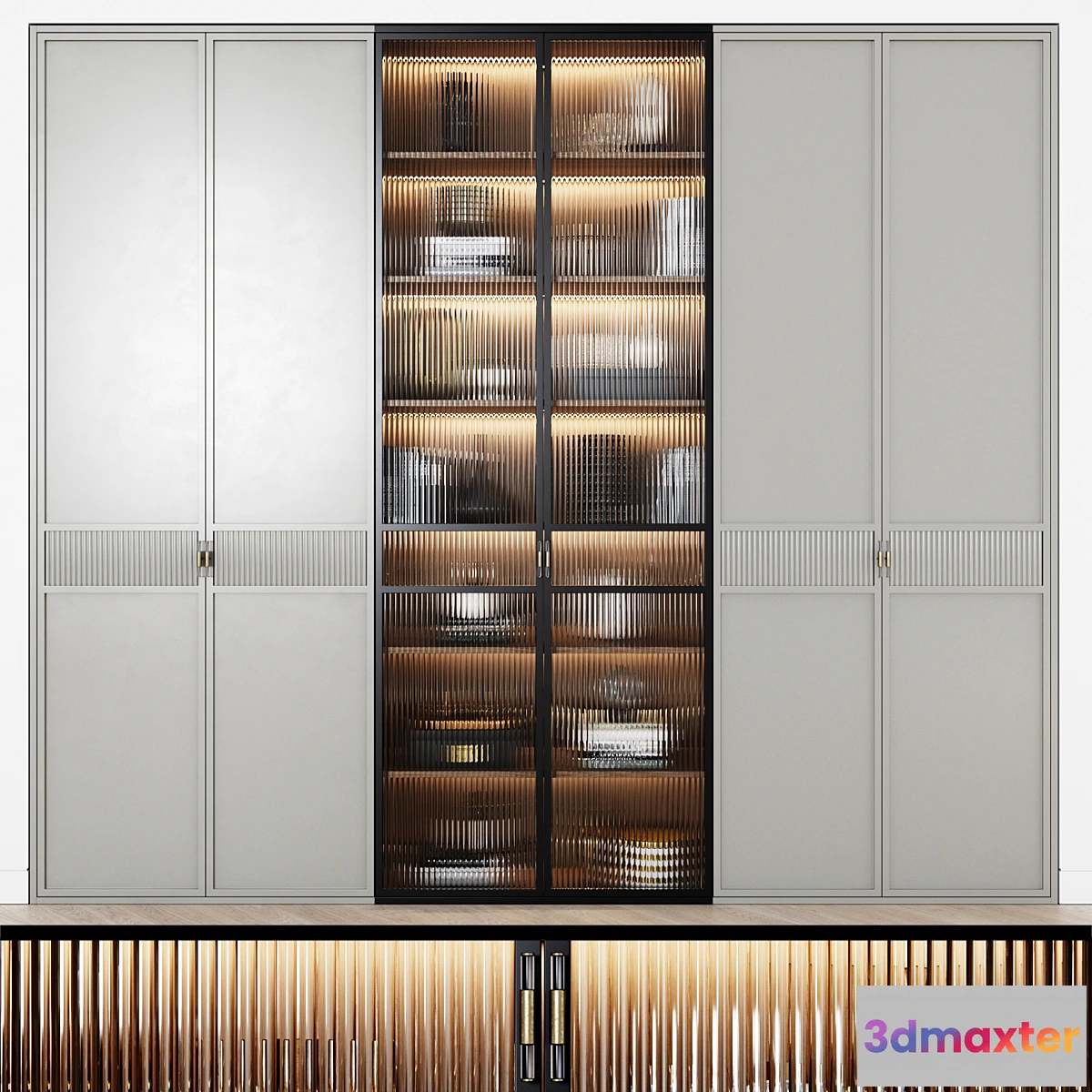 541451 - Art Deco style wardrobe 13