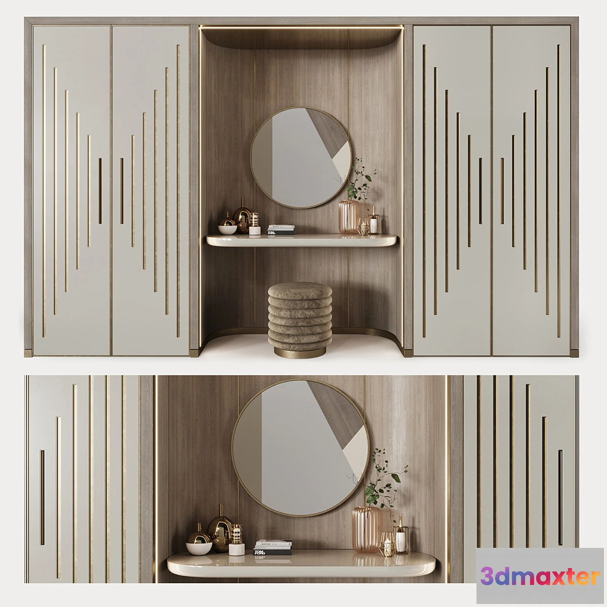 563373 - Art Deco wardrobes 9