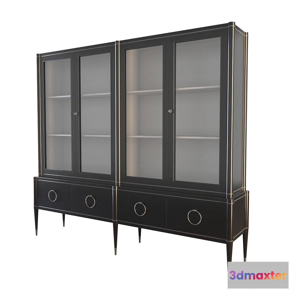 563391 - Bookcase Galimberti Nino AMBRA LIBRERIA