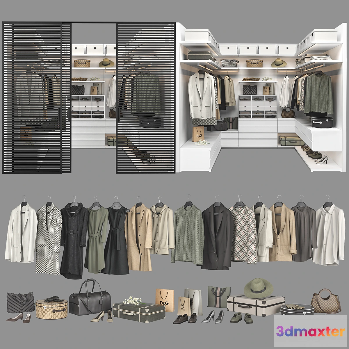 563471 - Poliform Ubik Walk-in Closet 3