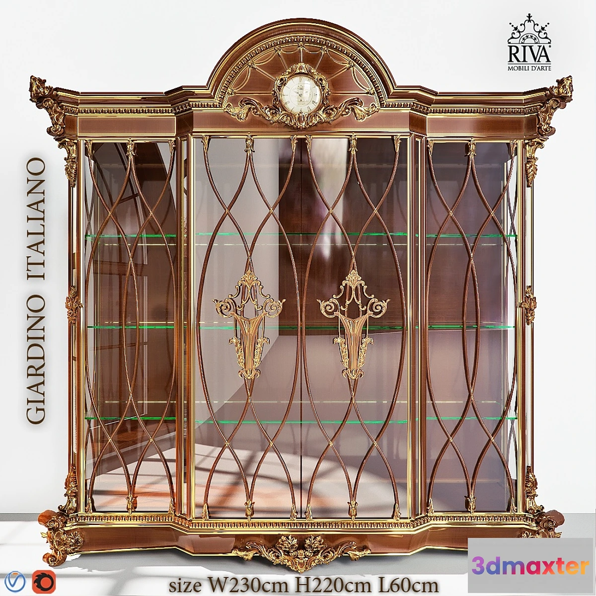 589636 - Showcase classic RIVA Mobili D’arte