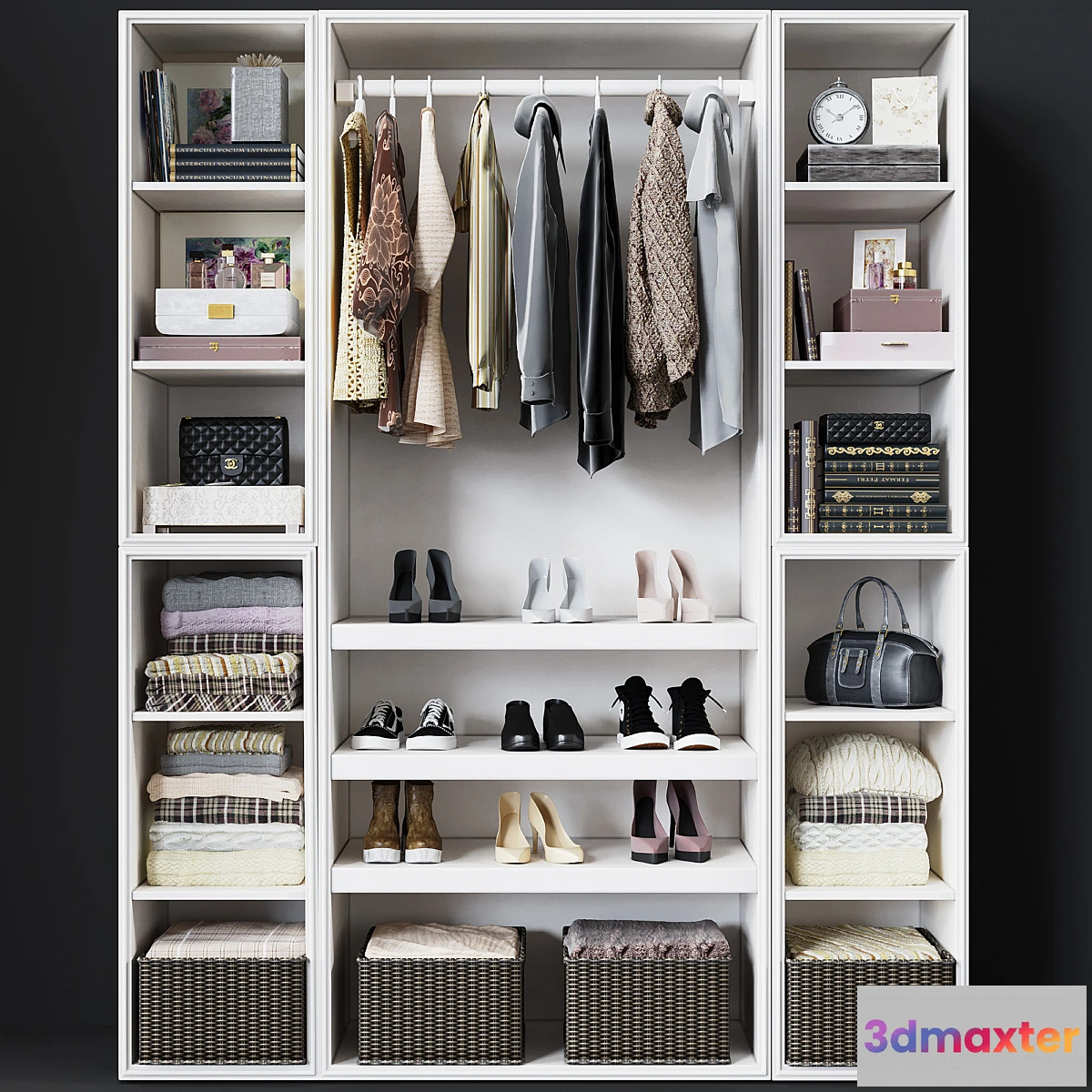 611537 - Wardrobe Pottery Barn Sutton Hanging Tower Set