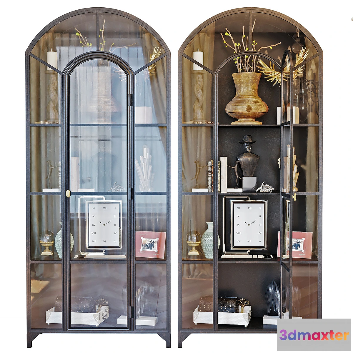 611547 - Four Hands Belmont Collection Metal Cabinet
