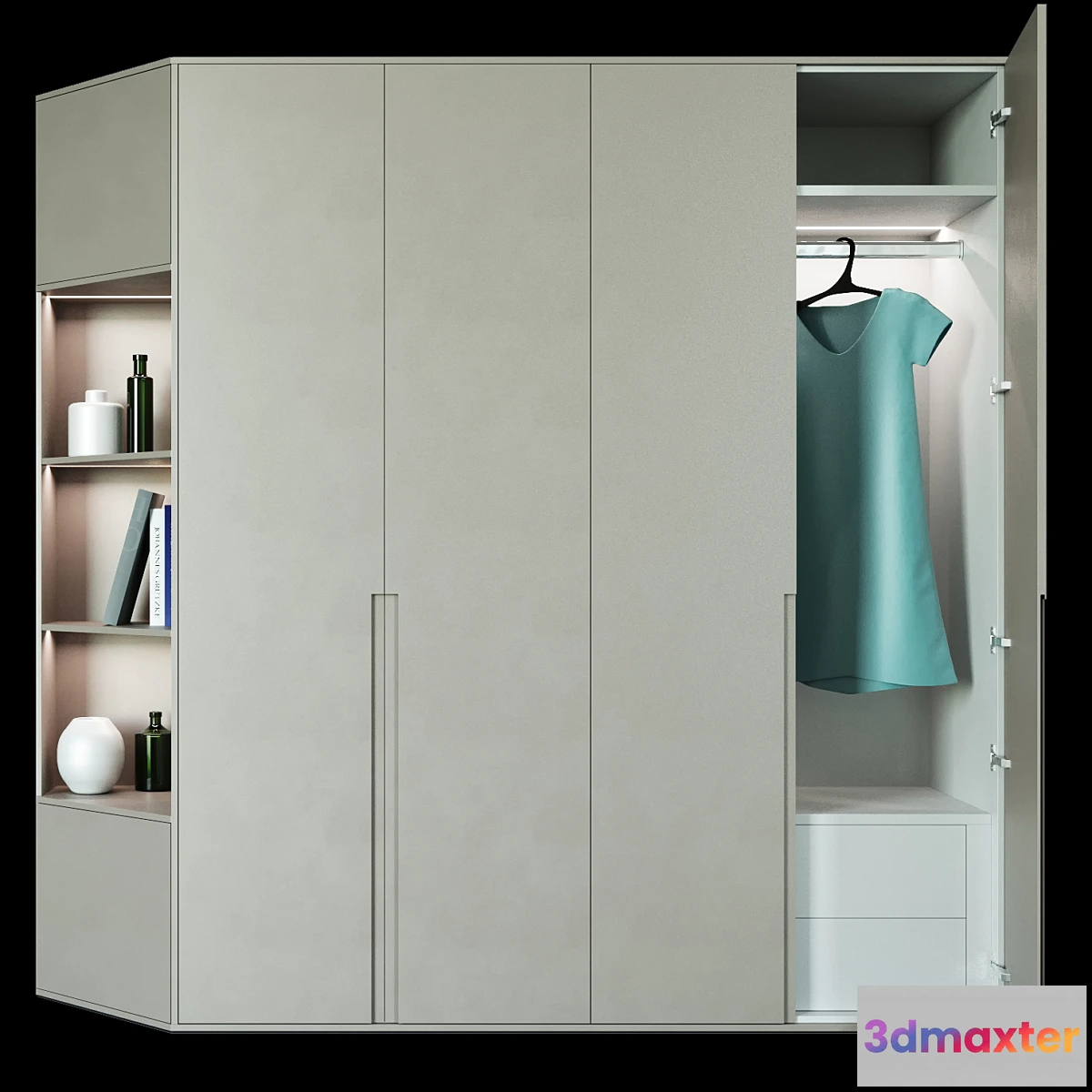 611581 - Modern laconic wardrobe 3