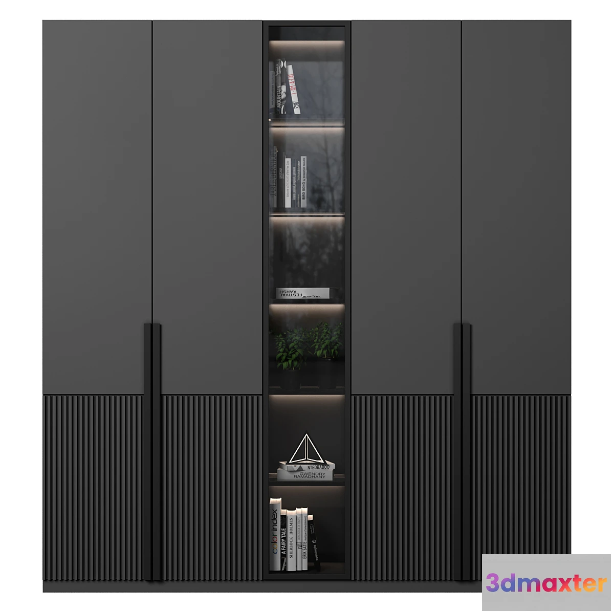 611675 - cabinet with shelves 26