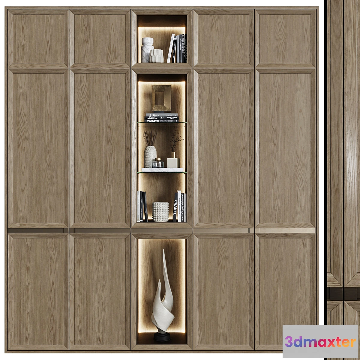 611691 - Art Deco Wardrobe 16