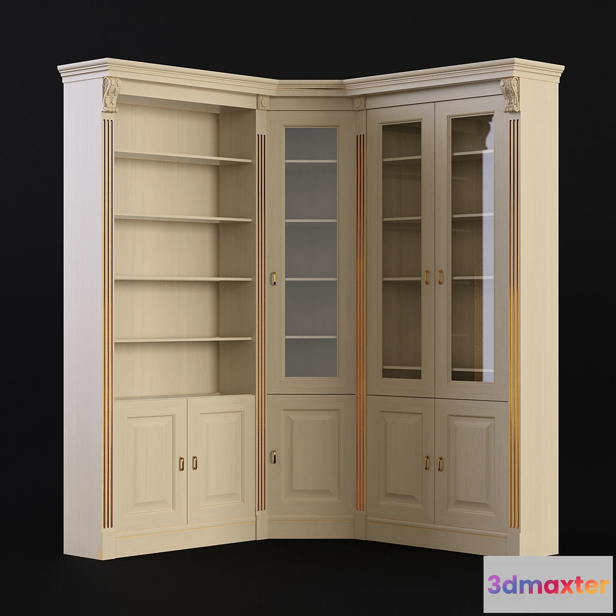 648727 - Wardrobe corner. Library. Sameba