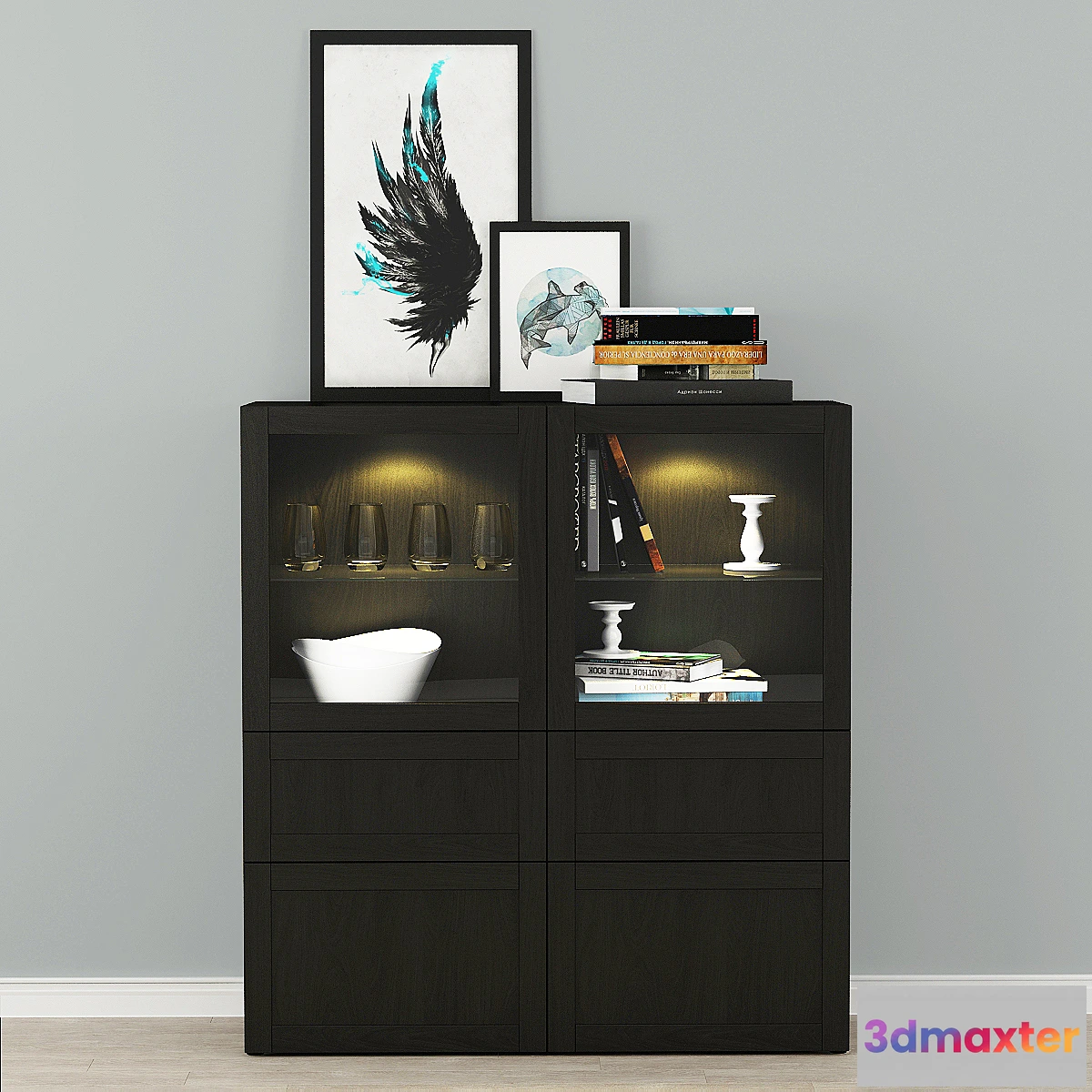 648749 - Wardrobe showcase  BESTO _ Besta Hanviken Sindvik.