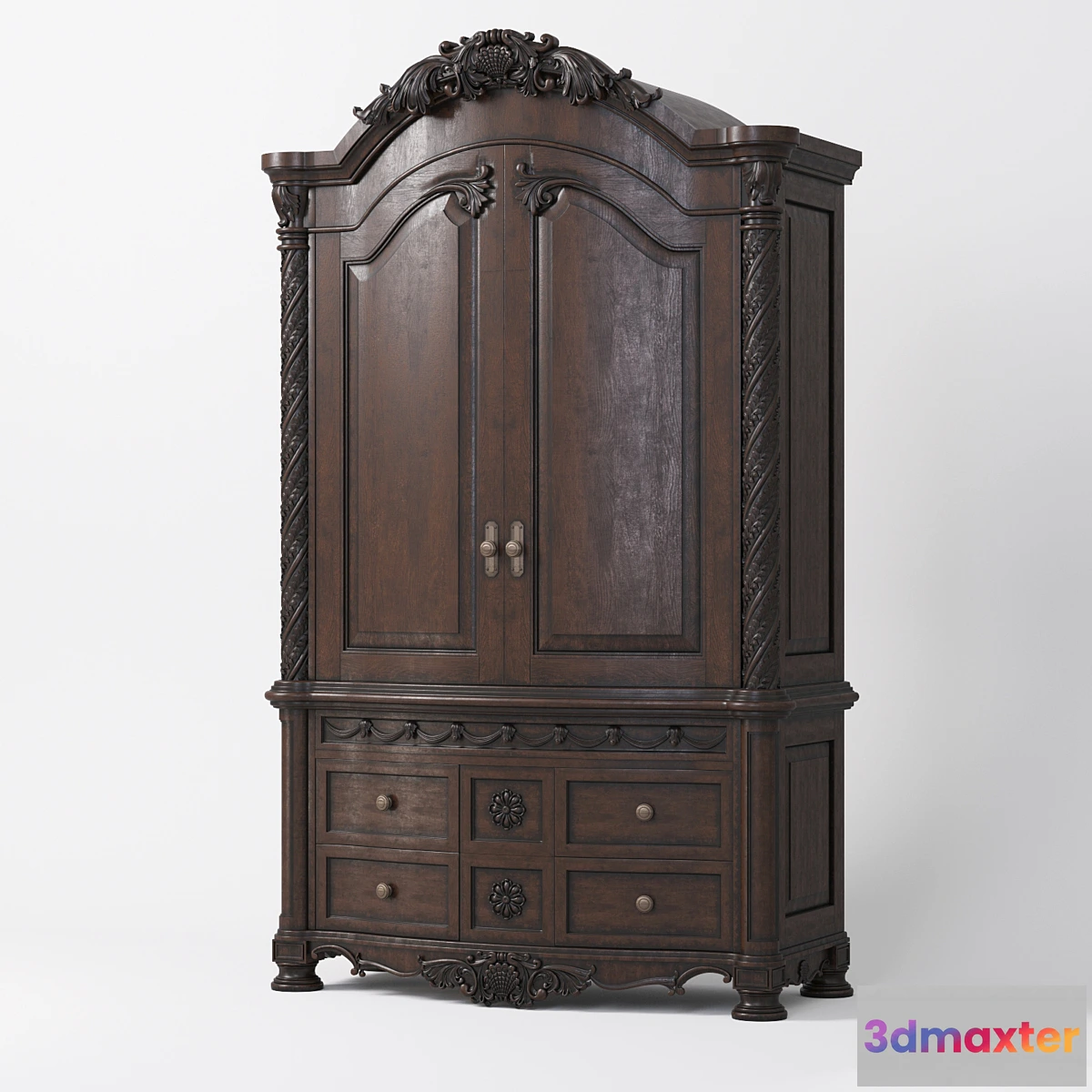 648767 - Carved cabinet
