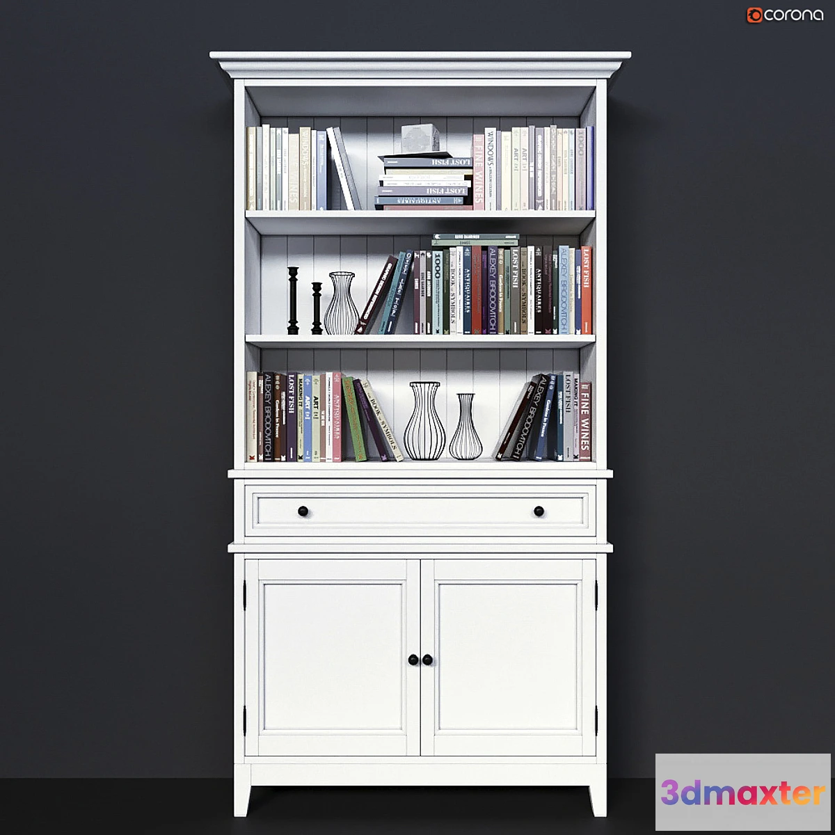 653265 - Showcase with two facades