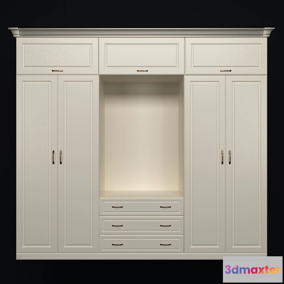 670583 - Wardrobe with a niche