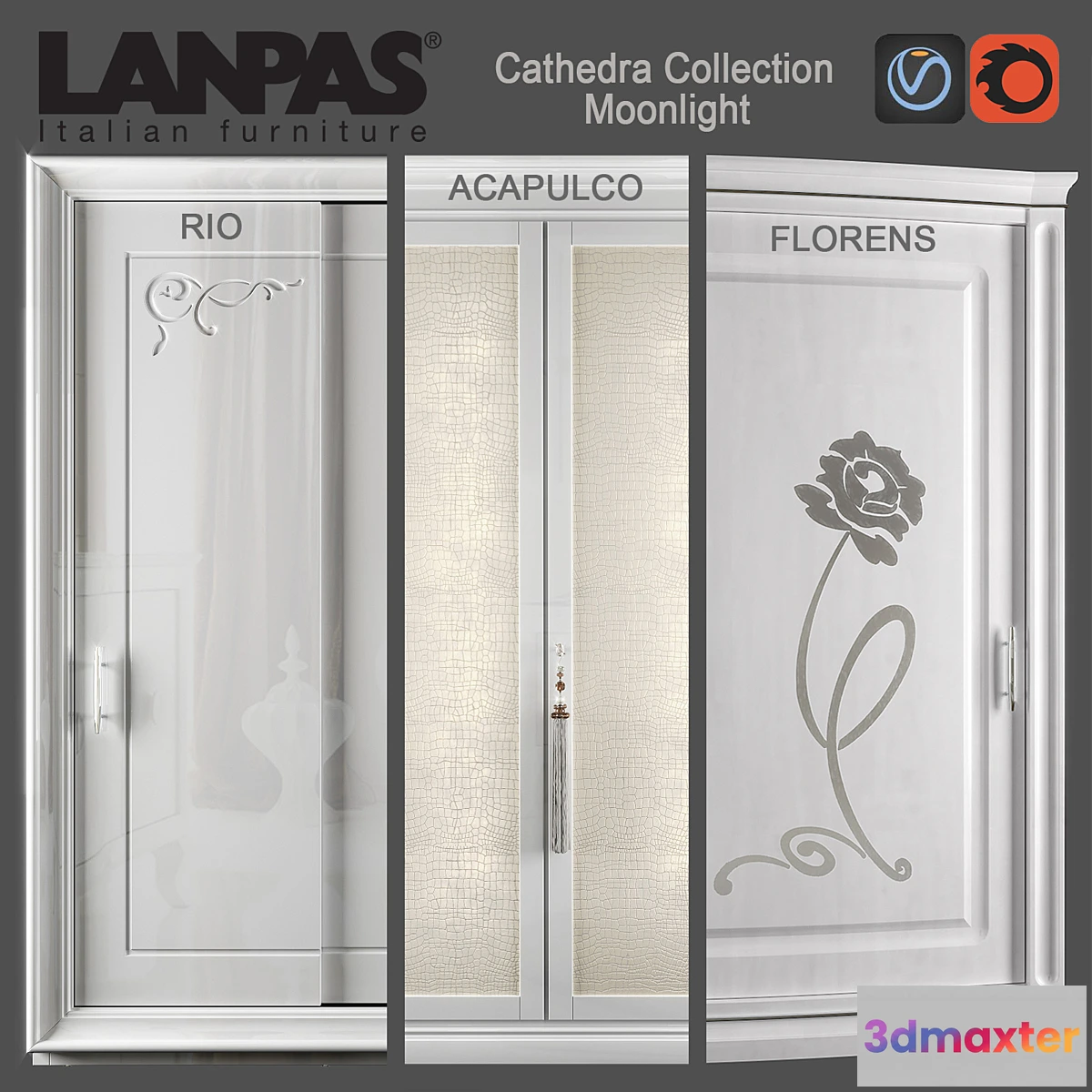 670587 - 3 Cabinet Lanpas_Cathedra