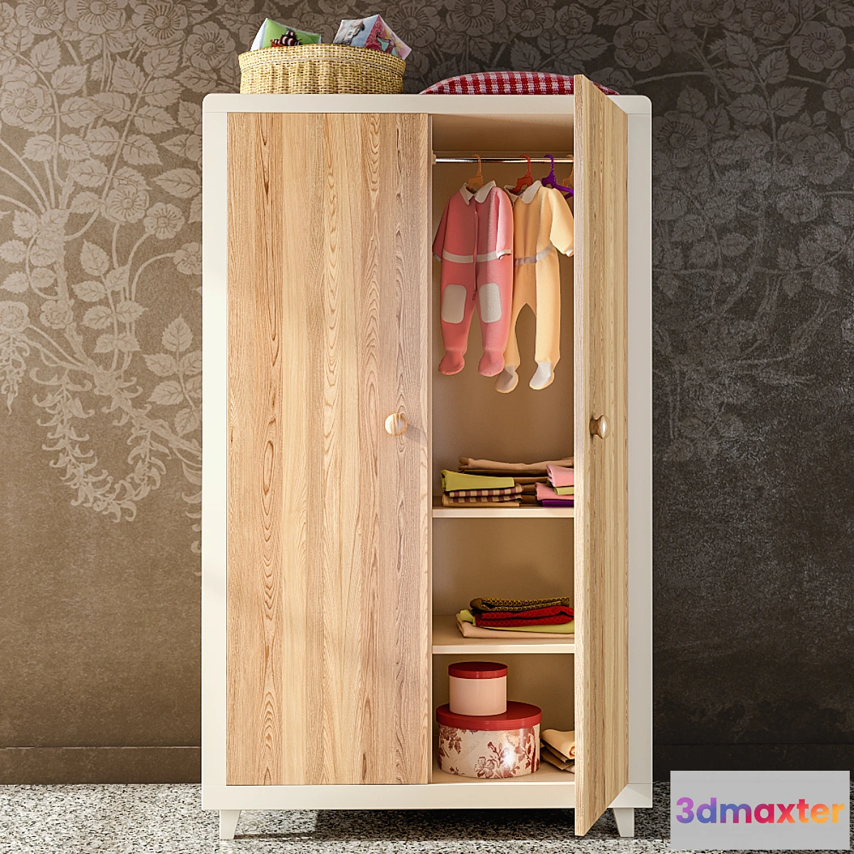 673237 - Anouk Wooden wardrobe