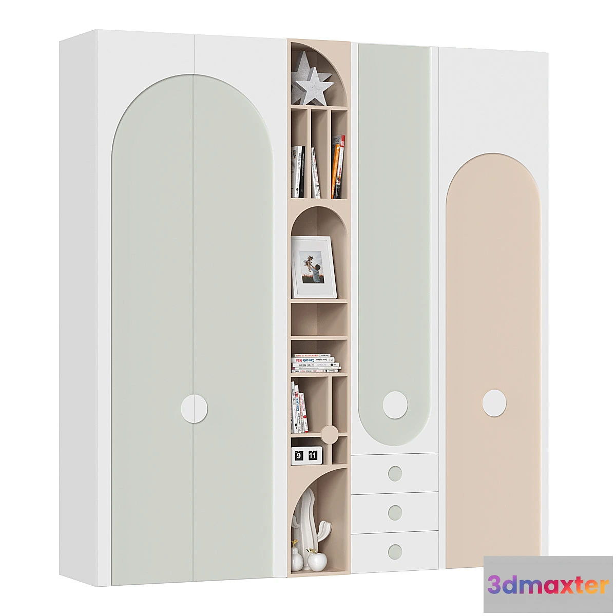 677457 - Cabinets with shelves 069