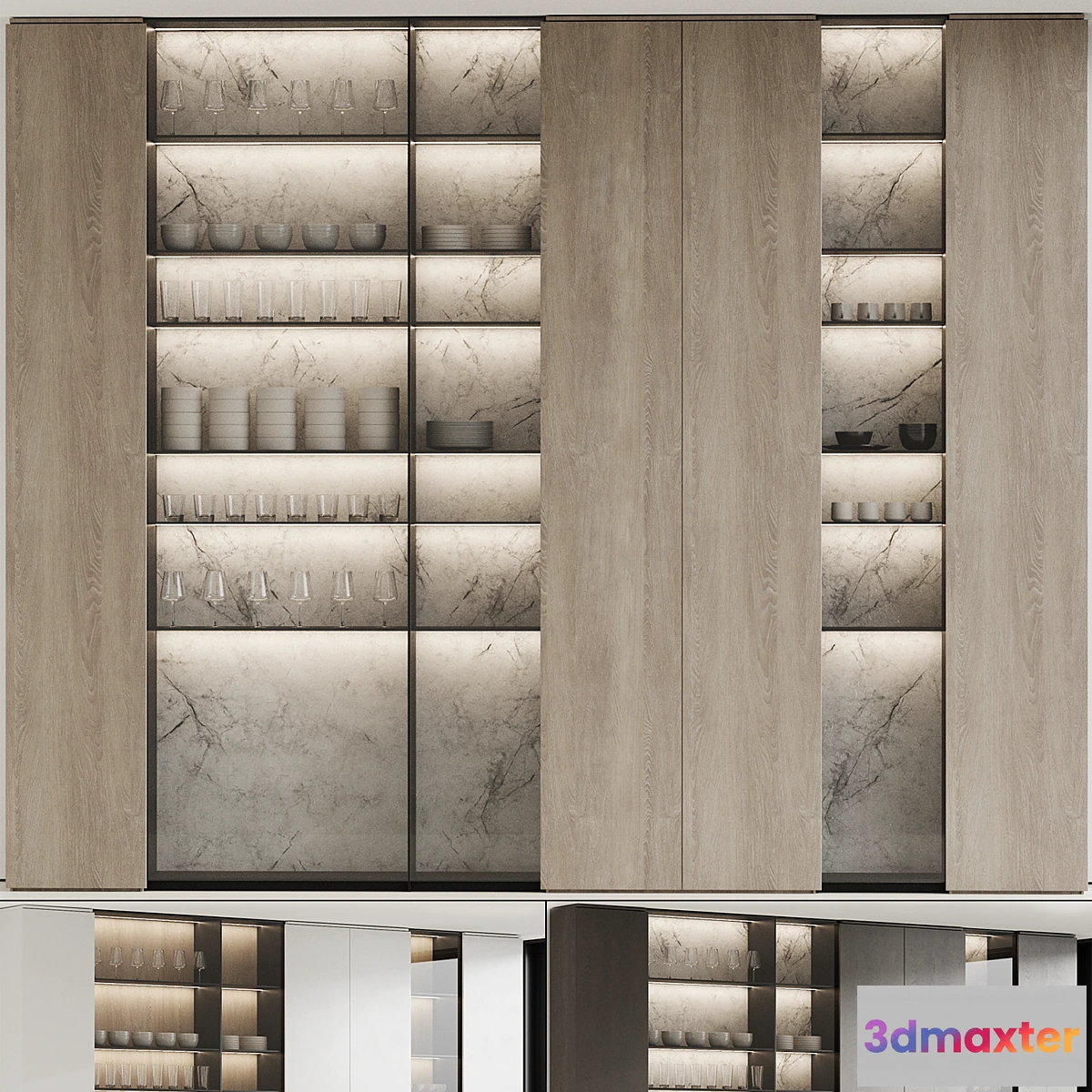 693524 - Wardrobe with dishes 005