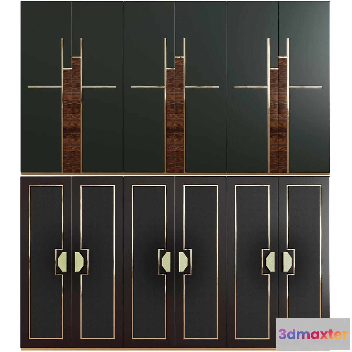 725832 - Art Deco Cabinets 02 - No.2