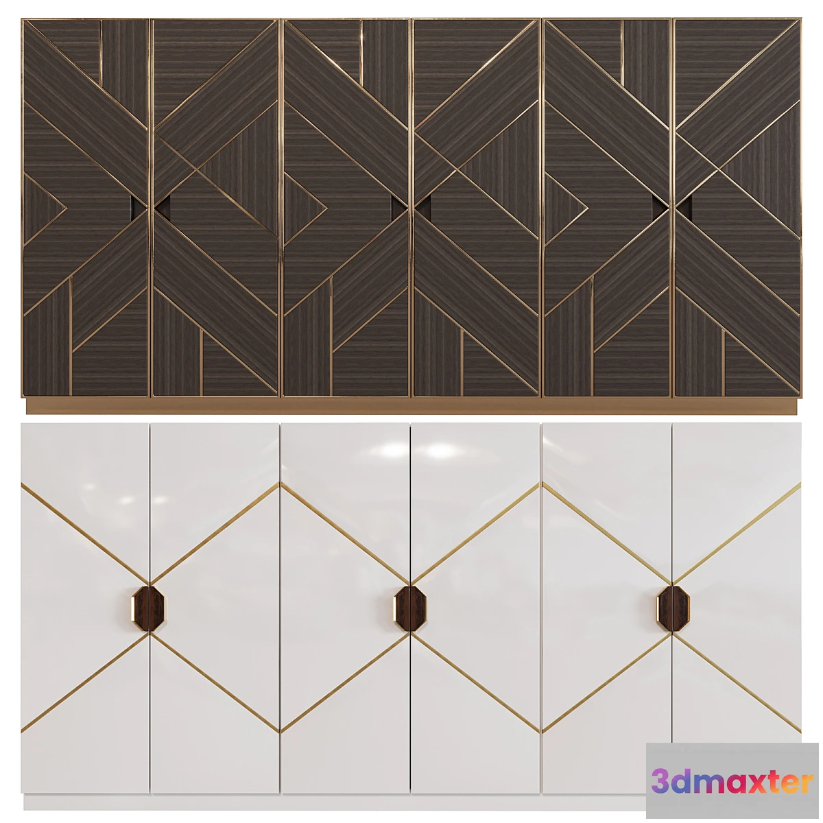 725834 - Art Deco Cabinets 01 - No.2