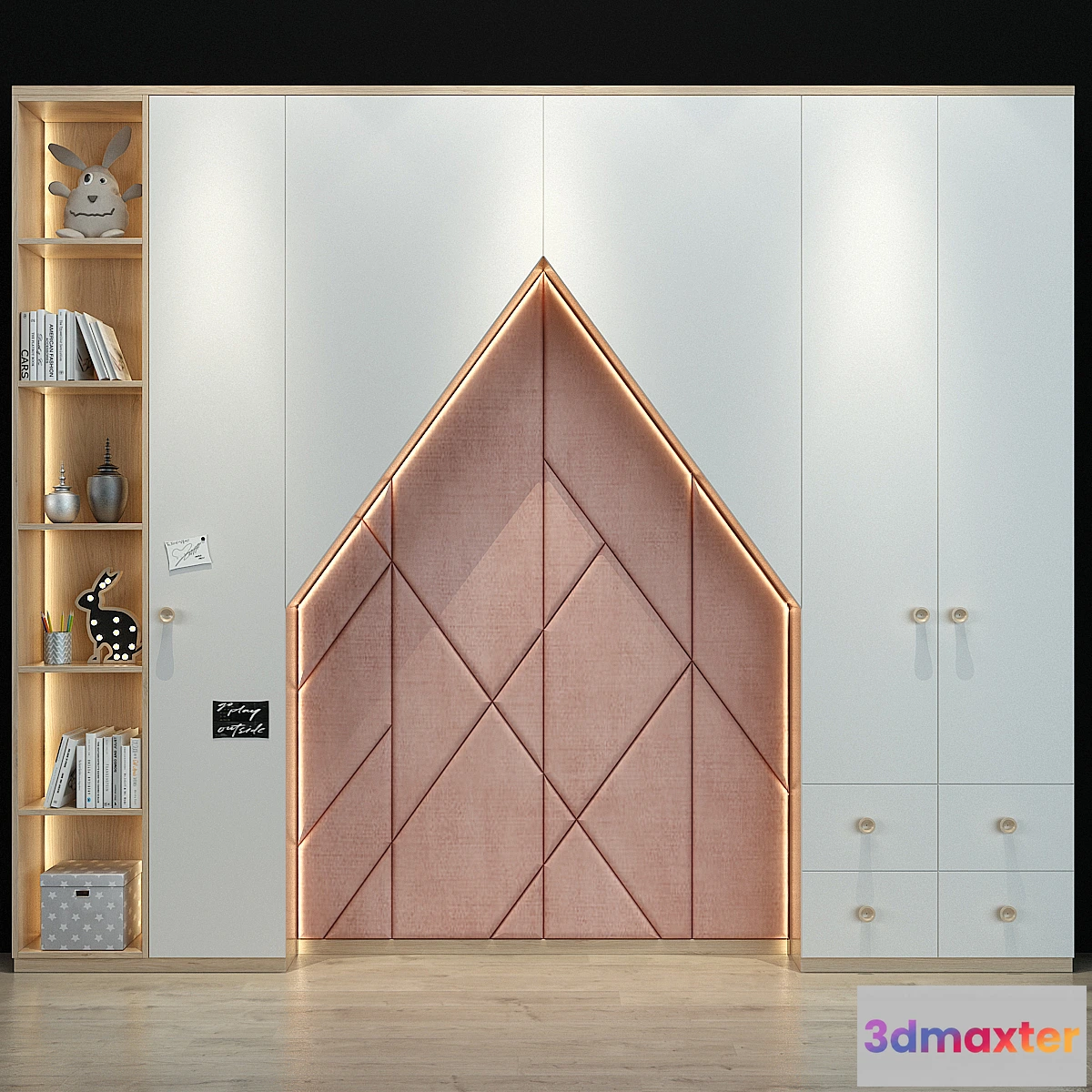 752195 - Cabinet with headboard 188