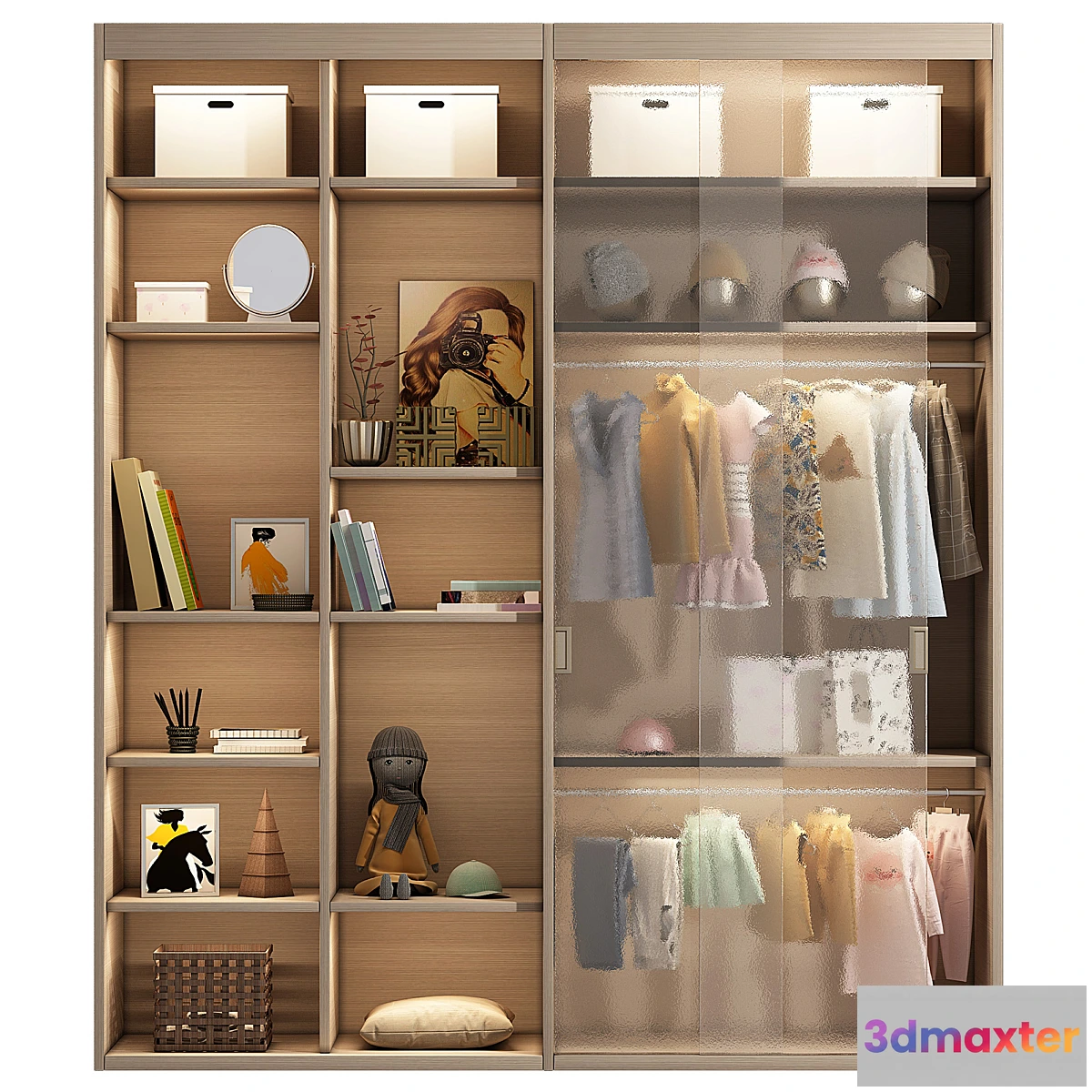 752199 - Wardrobe with decor 1
