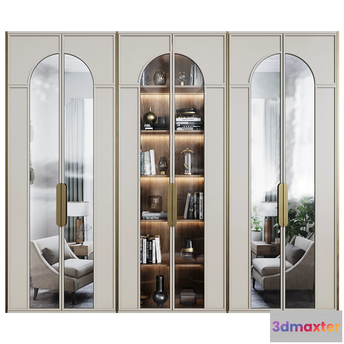 764585 - Art Deco Wardrobe 15