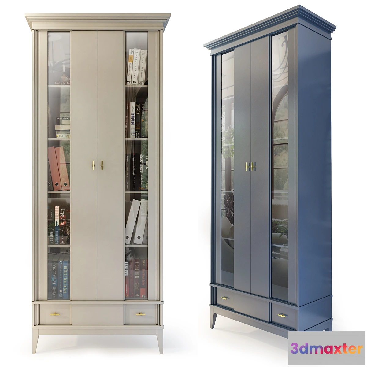 764753 - Bookcase two-door Manhattan. Bookcase