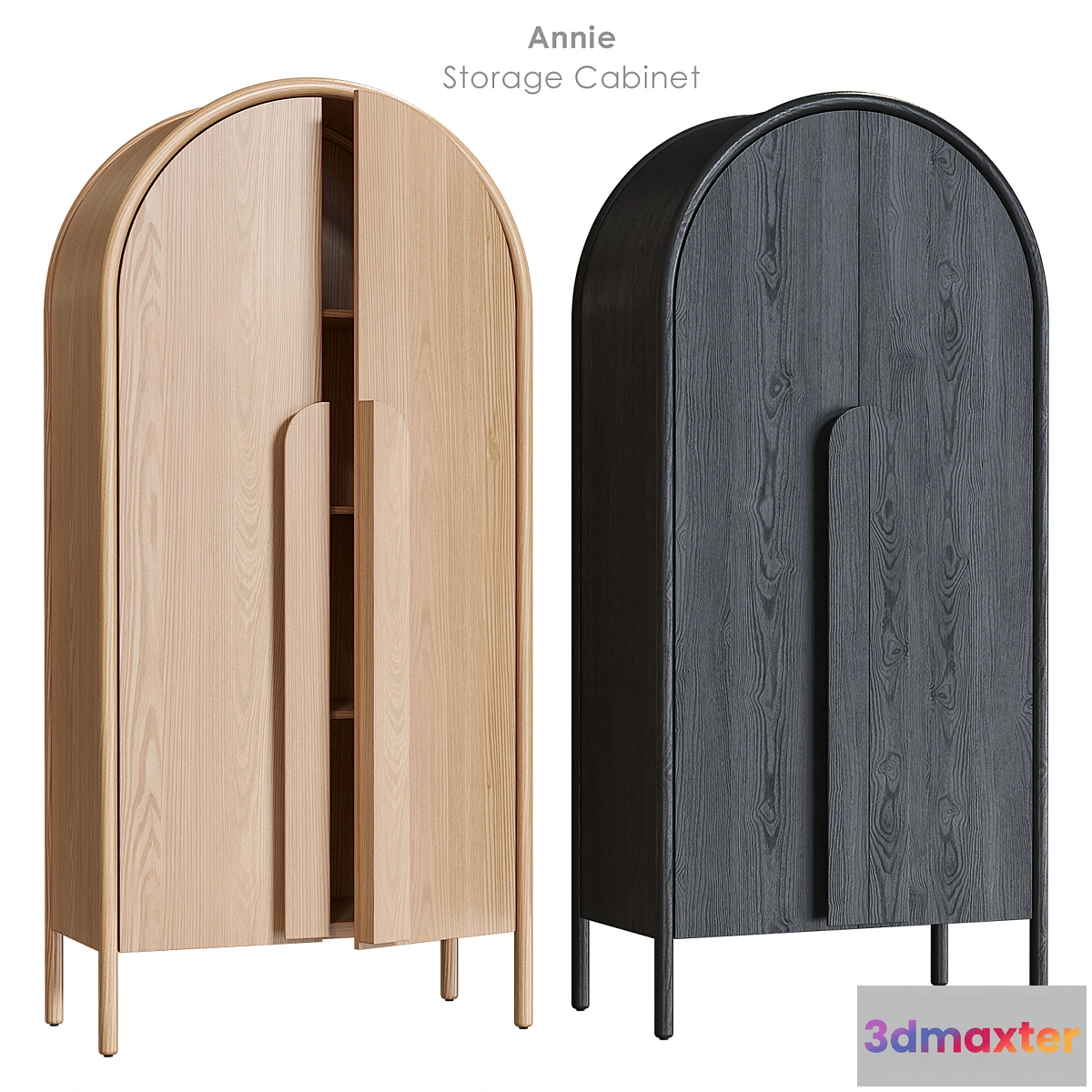 783300 - Annie Natural Storage Cabinet - No.2