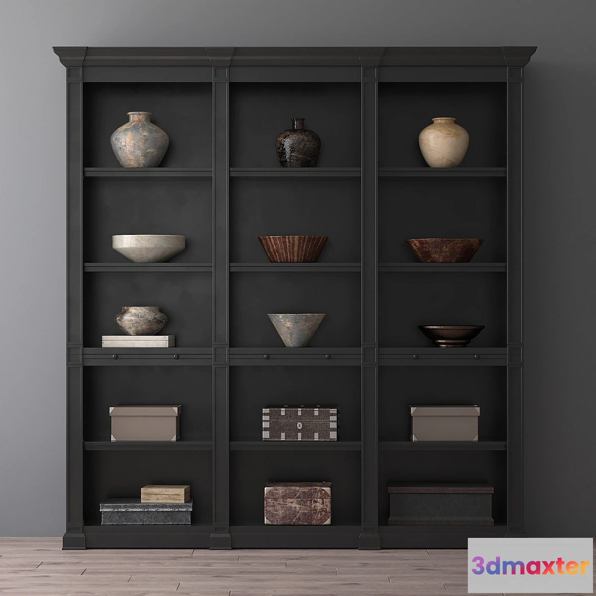 817742 - Triple bookcase RH