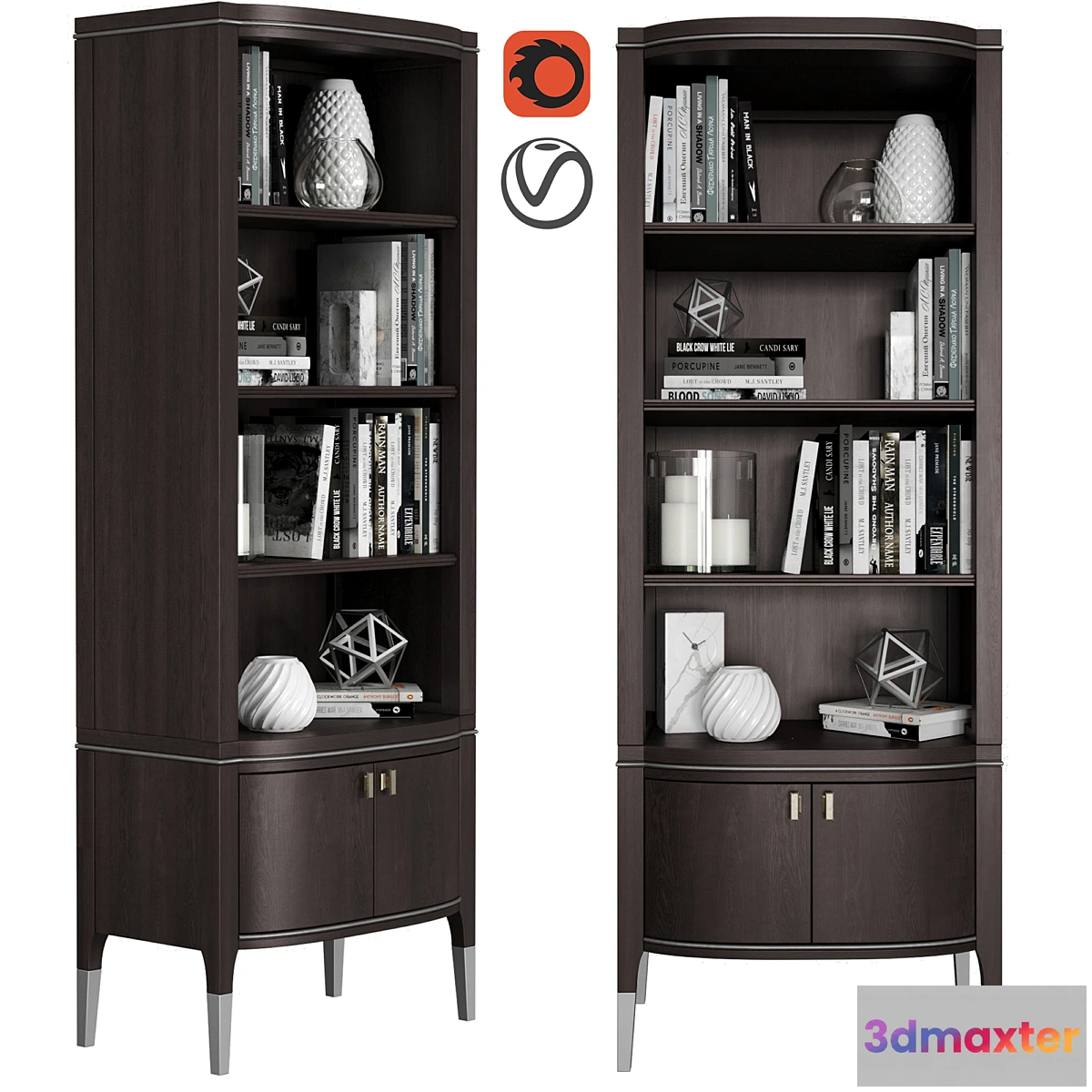 885148 - Dantone Home Grand Library Showcase - No.4